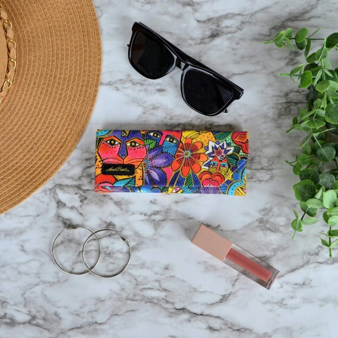Laurel Burch Laurel's Garden Eyeglass & Sunglasses Case