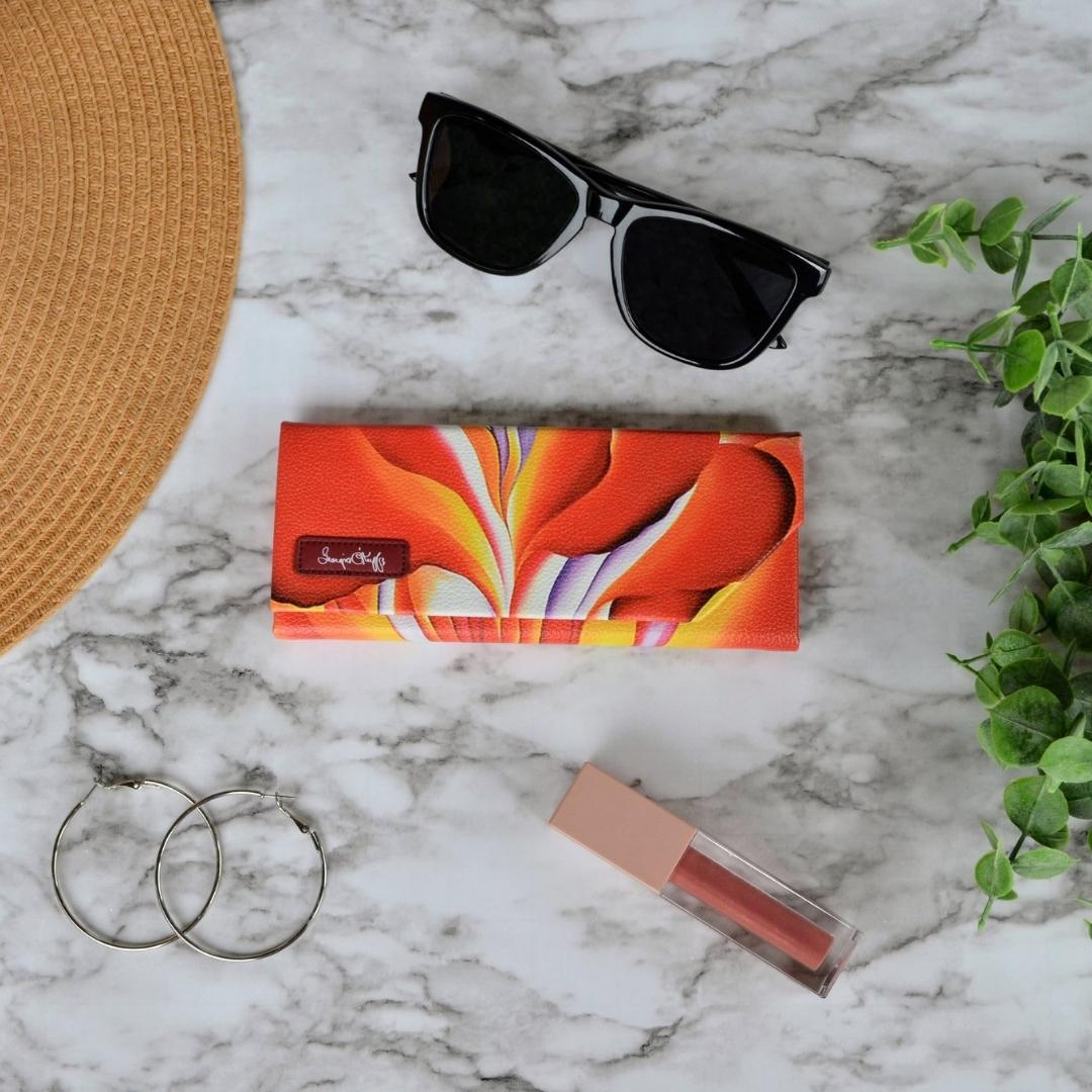 Georgia O'Keeffe Red Canna Eyeglass & Sunglasses Case