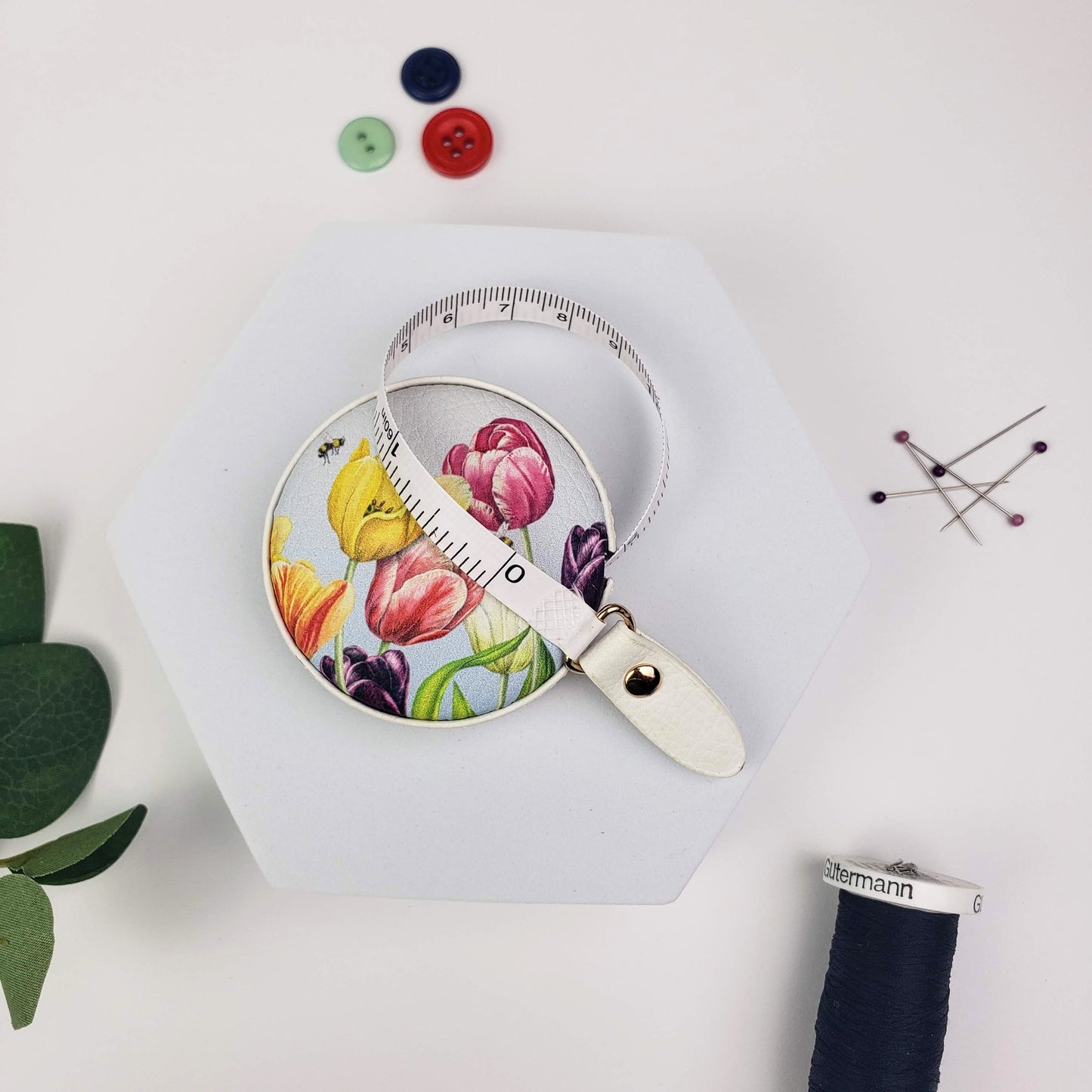 Mary Lake-Thompson Tulips Tape Measure