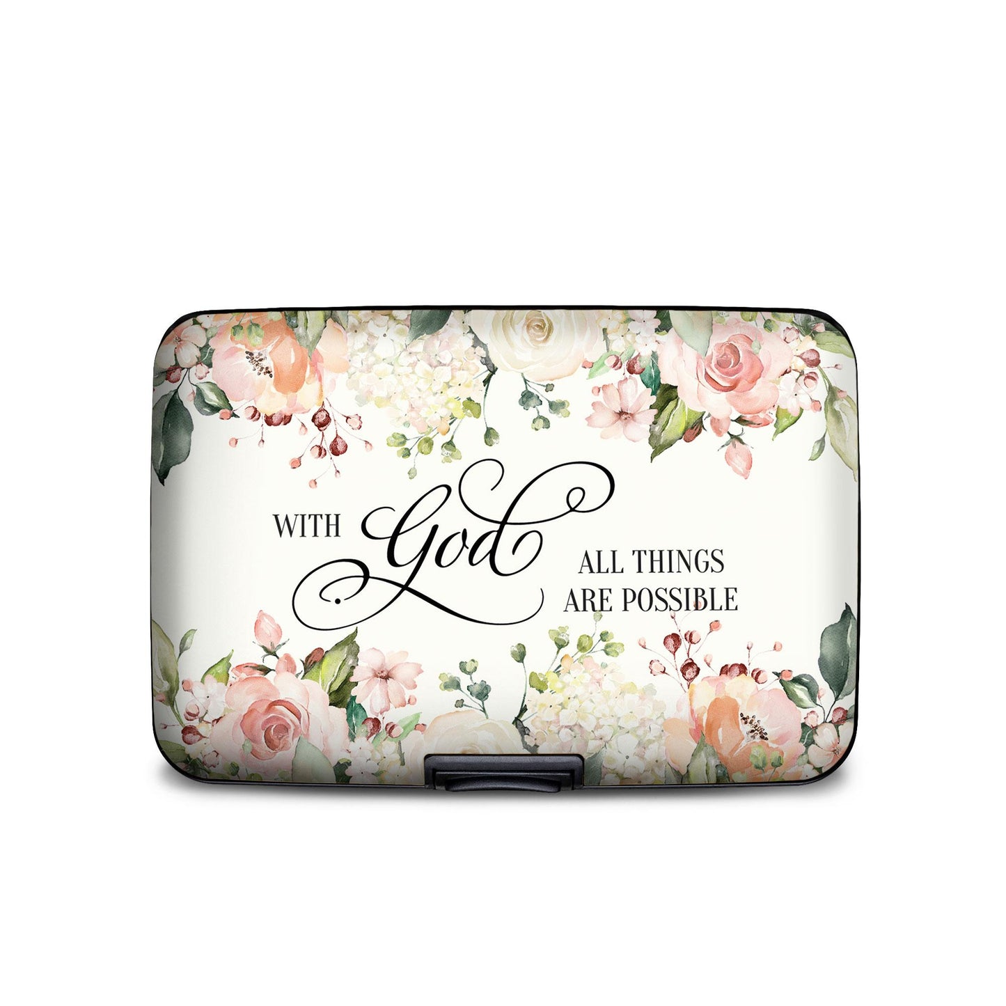 All Things Are Possible RFID armored wallet