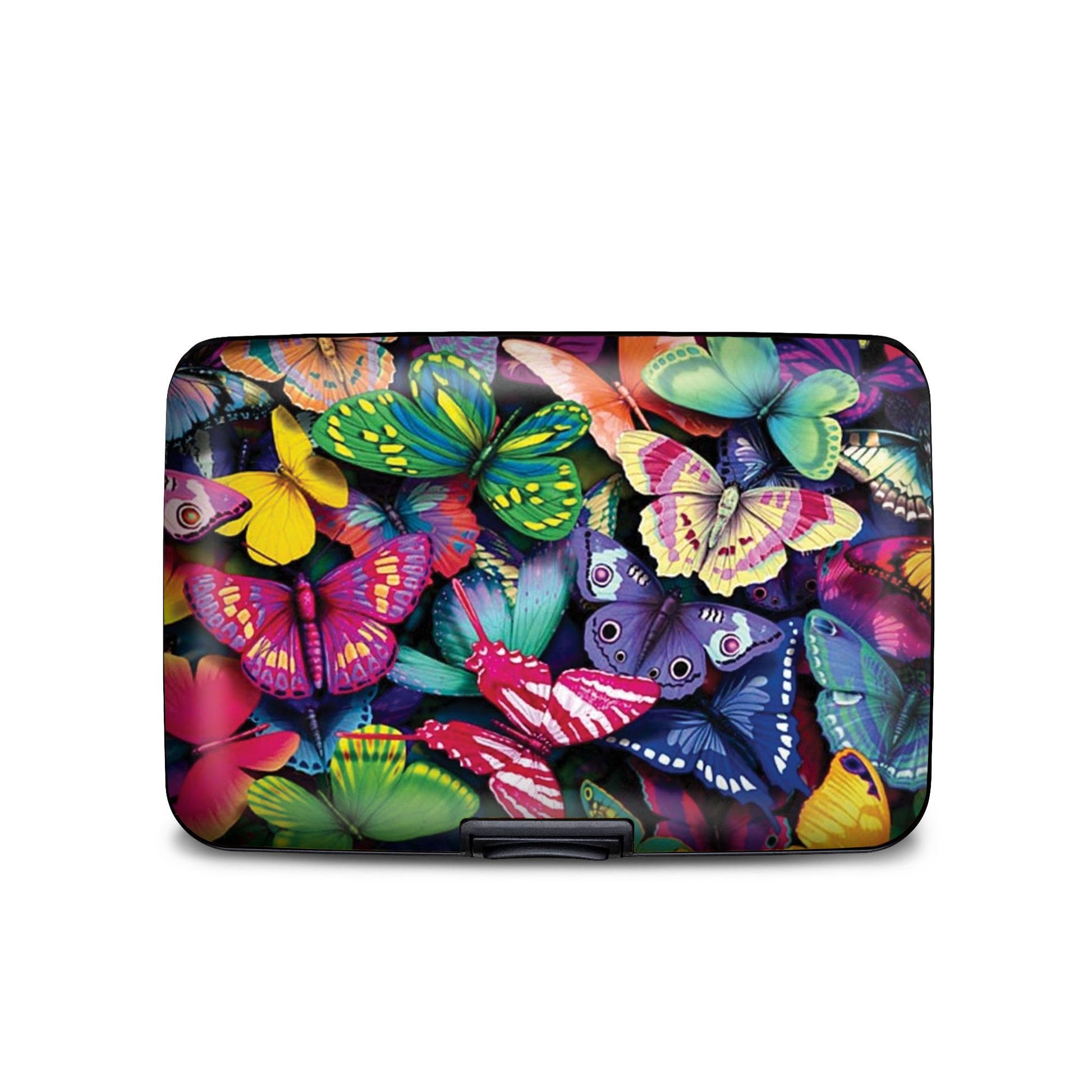 Butterfly Collage RFID armored wallet