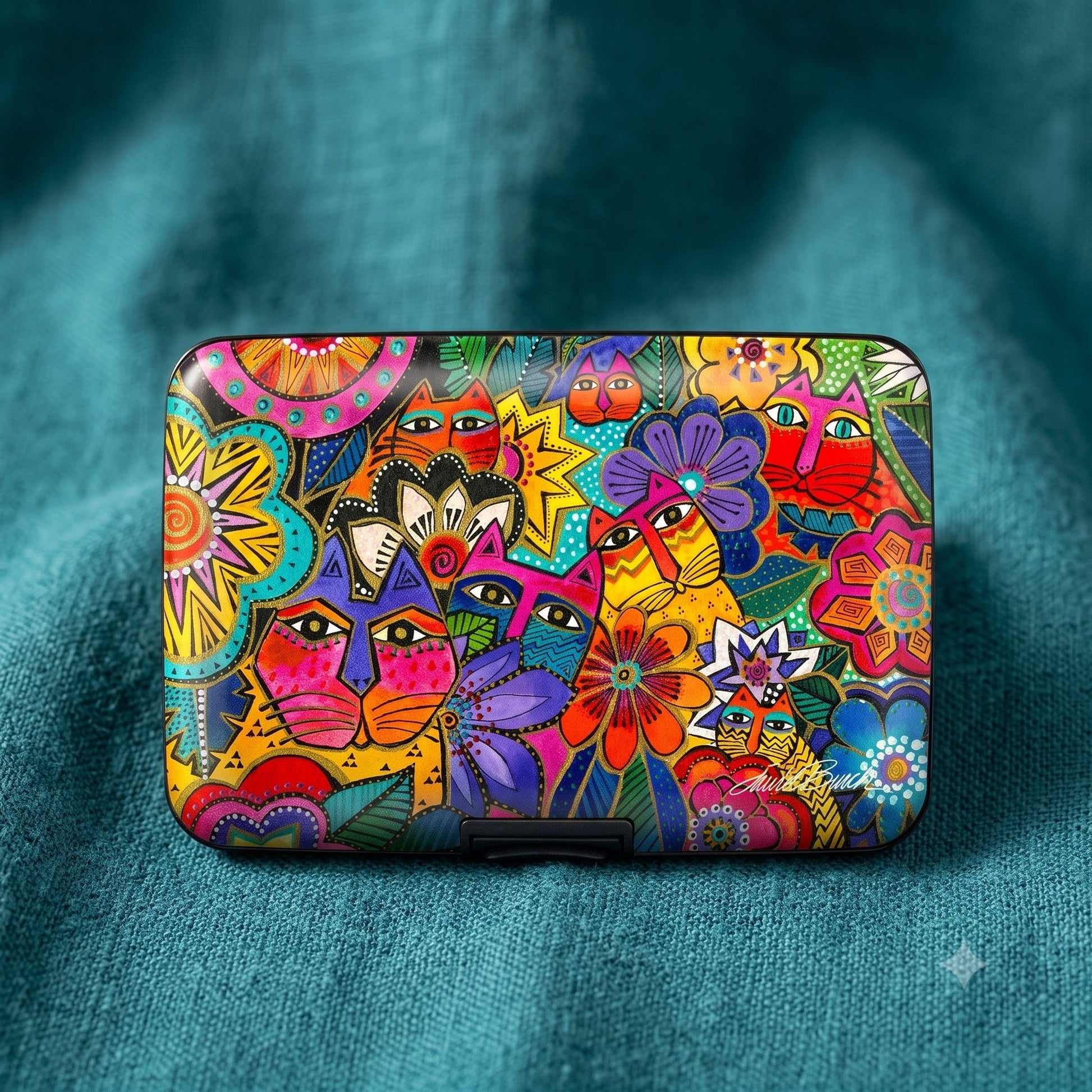 Laurel Burch Laurel's Garden RFID armored wallet