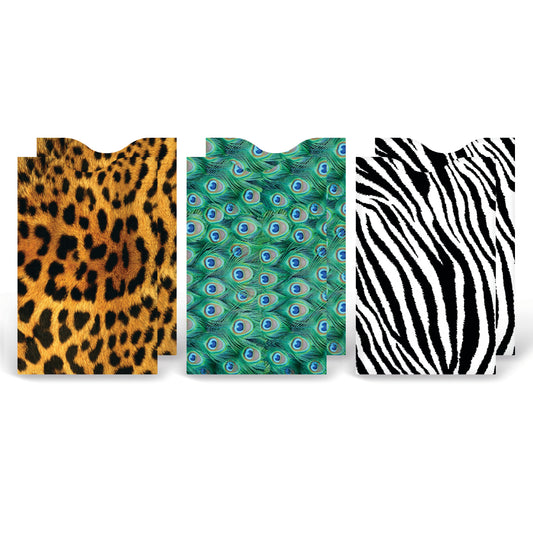 Safari 6-pack armored card sleeves