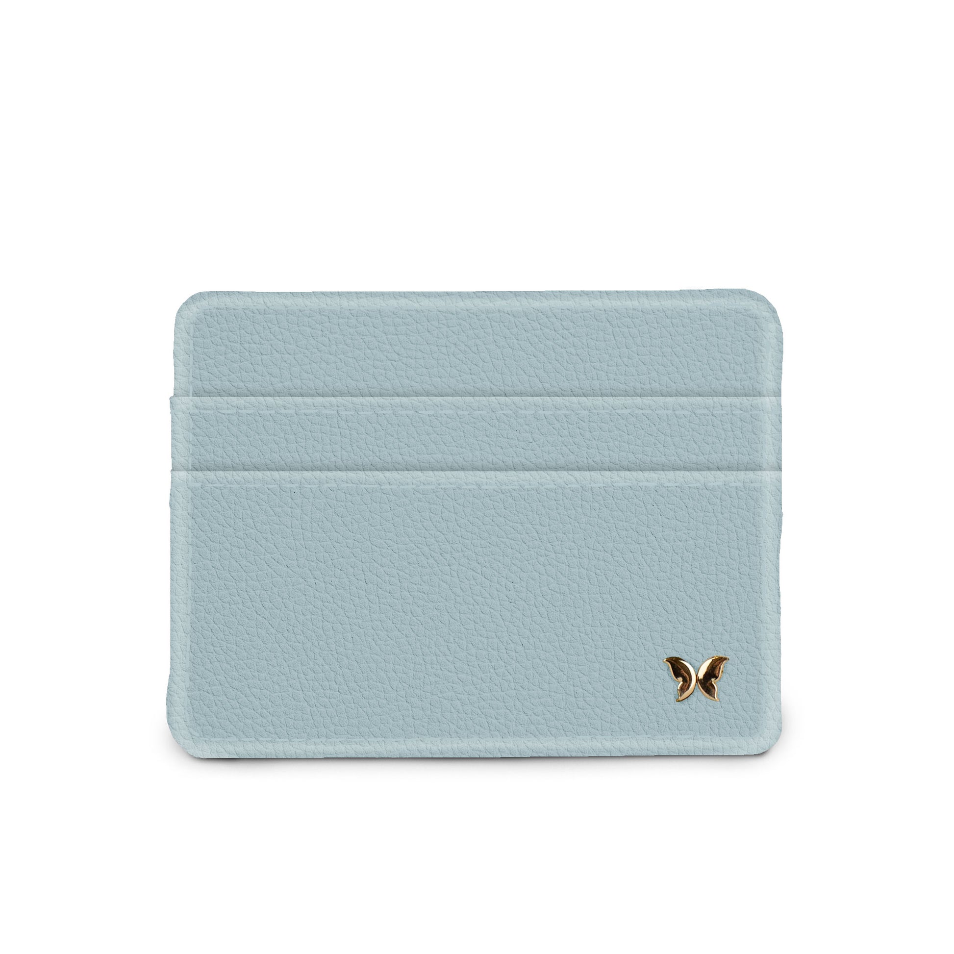 Sky blue slim wallet