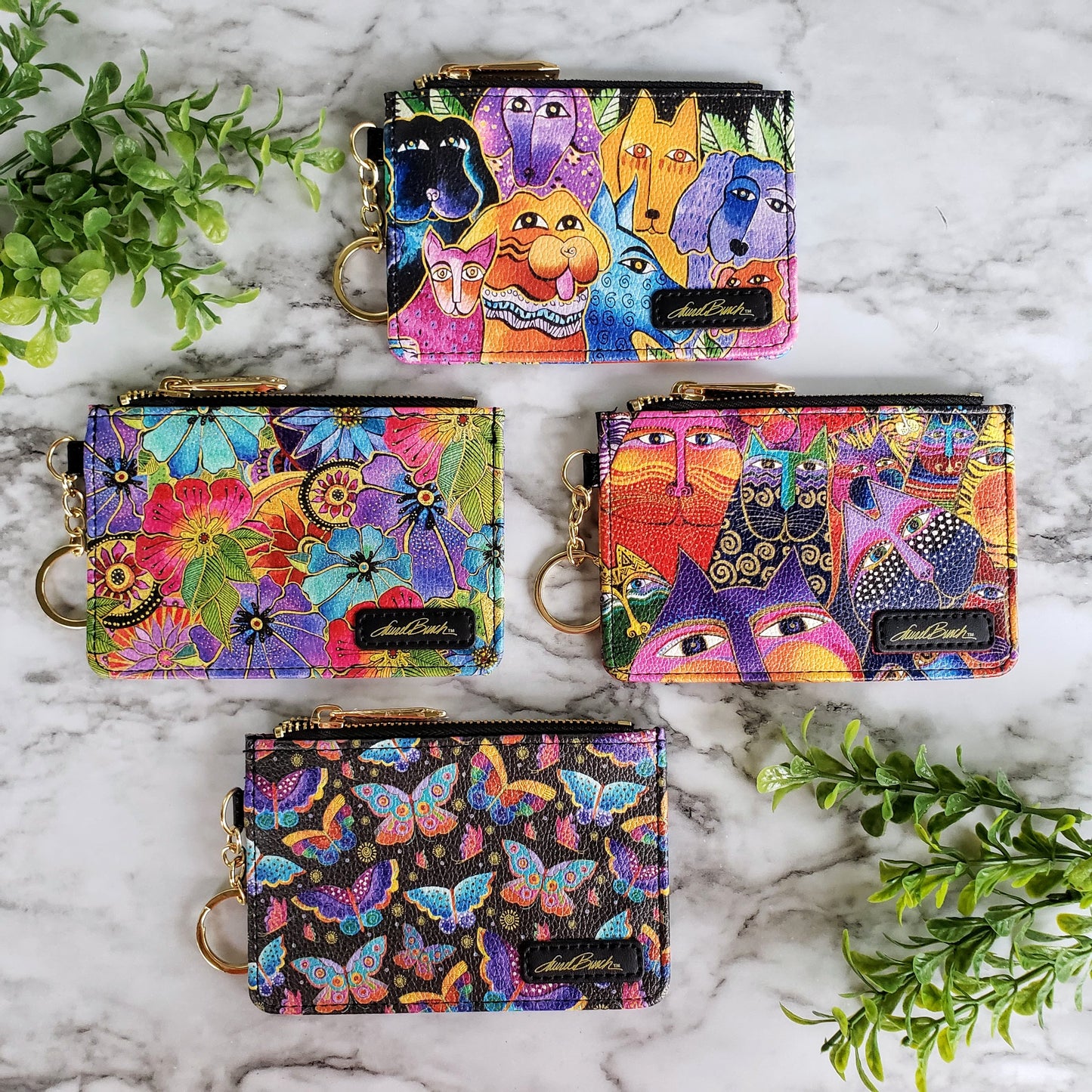 Laurel Burch Fantasticats Keychain Wallet