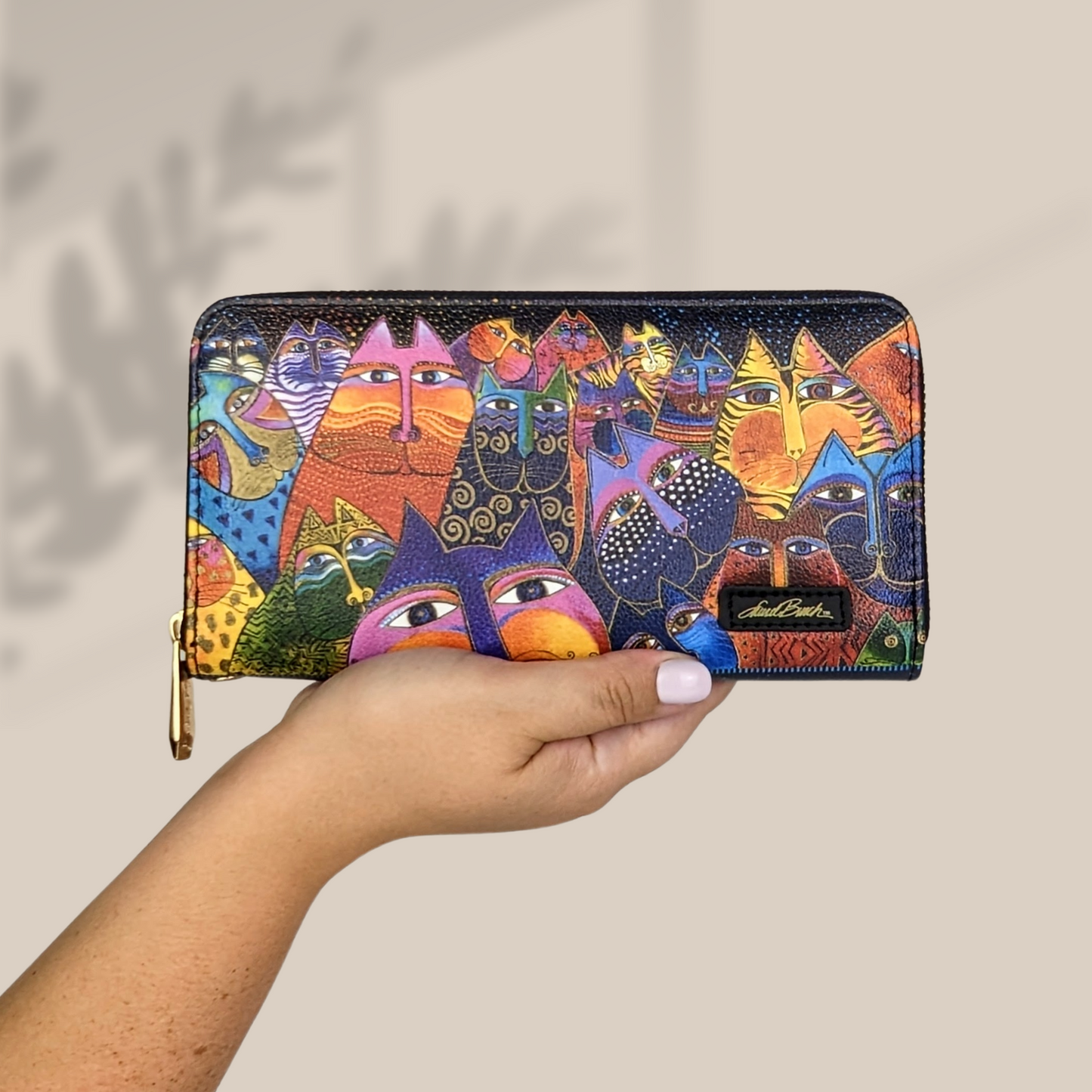 Laurel Burch Fantasticats Wristlet Wallet