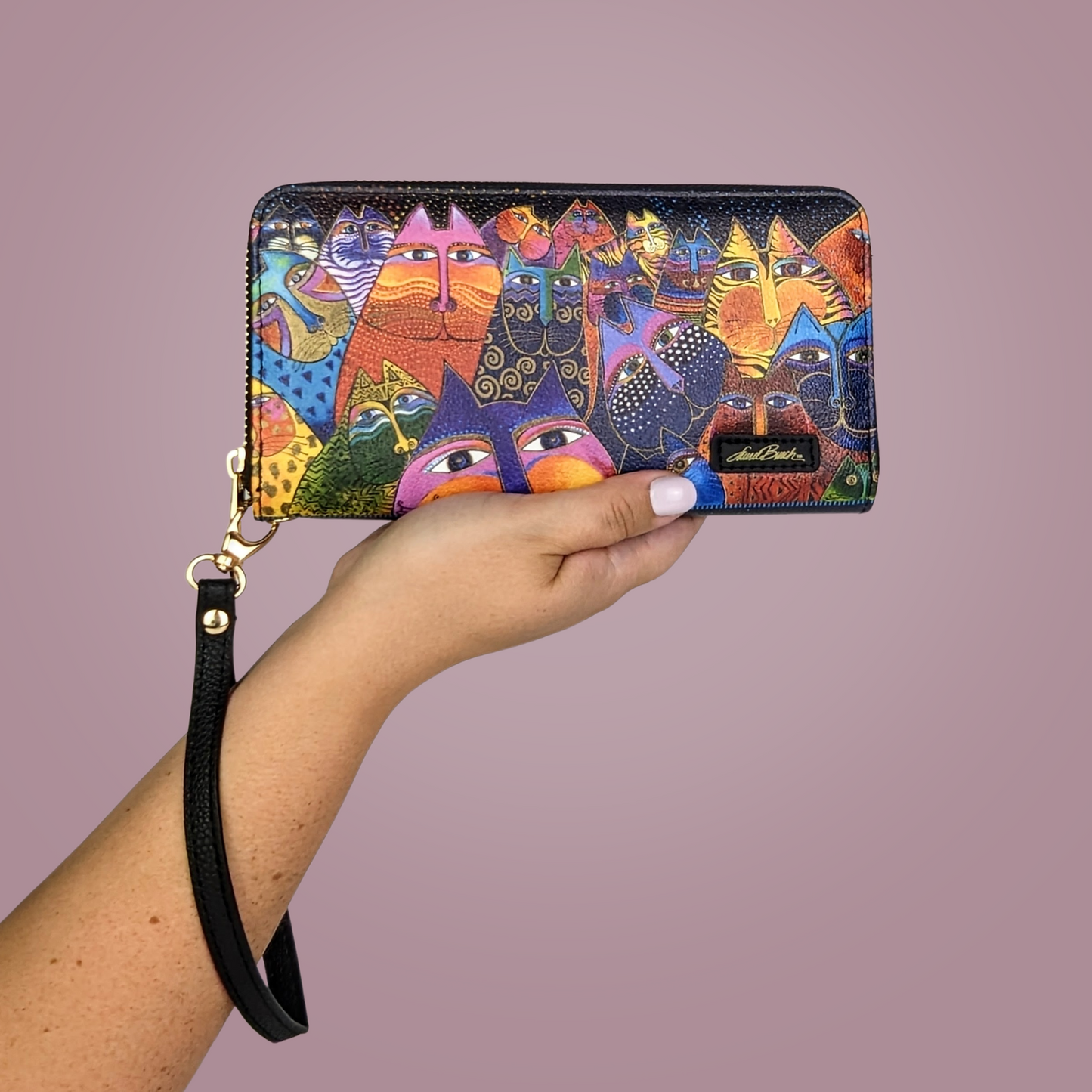 Laurel Burch Fantasticats Wristlet Wallet