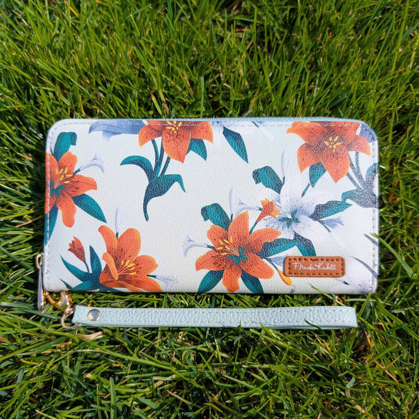 Frida Kahlo Tiger Lily Wristlet Wallet