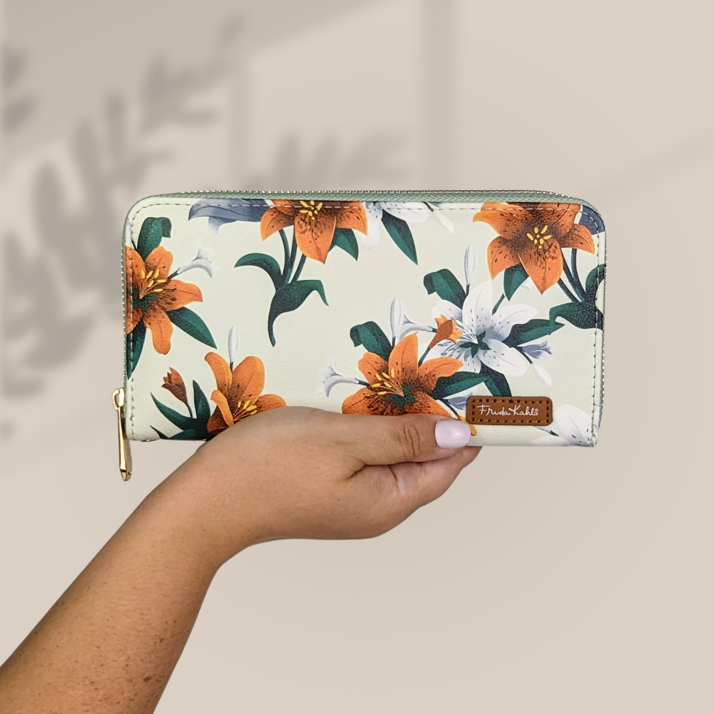 Frida Kahlo Tiger Lily Wristlet Wallet