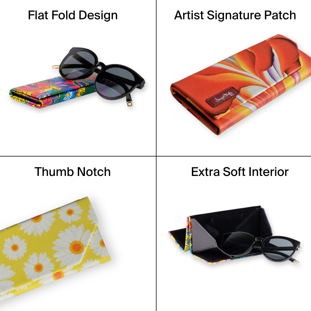 Georgia O'Keeffe Petunia Eyeglass & Sunglasses Case