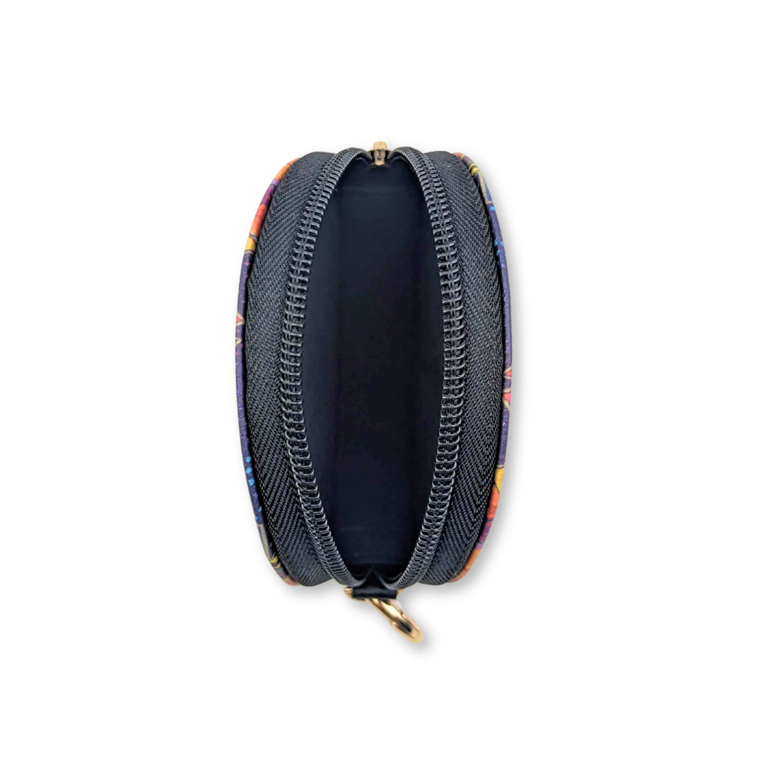Blue Marble Round Zipper Case