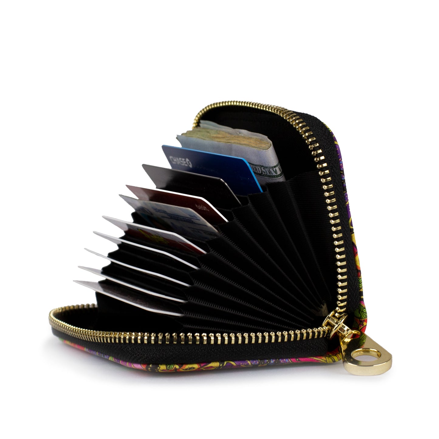 All Things Are Possible RFID Zipper Wallet